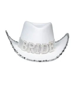 Hvid Bride cowboyhat