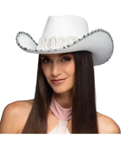 Hvid Bride cowboyhat