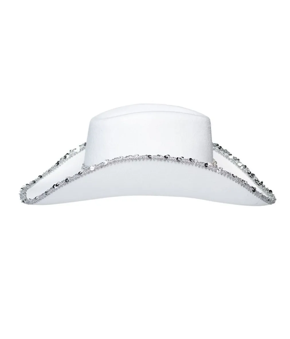Hvid Bride cowboyhat