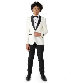 Hvid OppoSuit smoking, teen