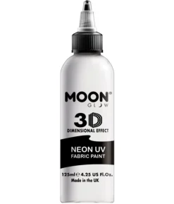 Hvid UV stofmaling, 125 ml