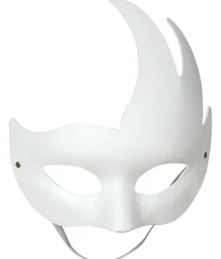 Hvid venetian maske