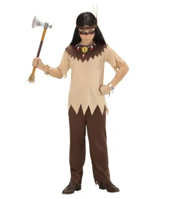 Indianer dreng kostume