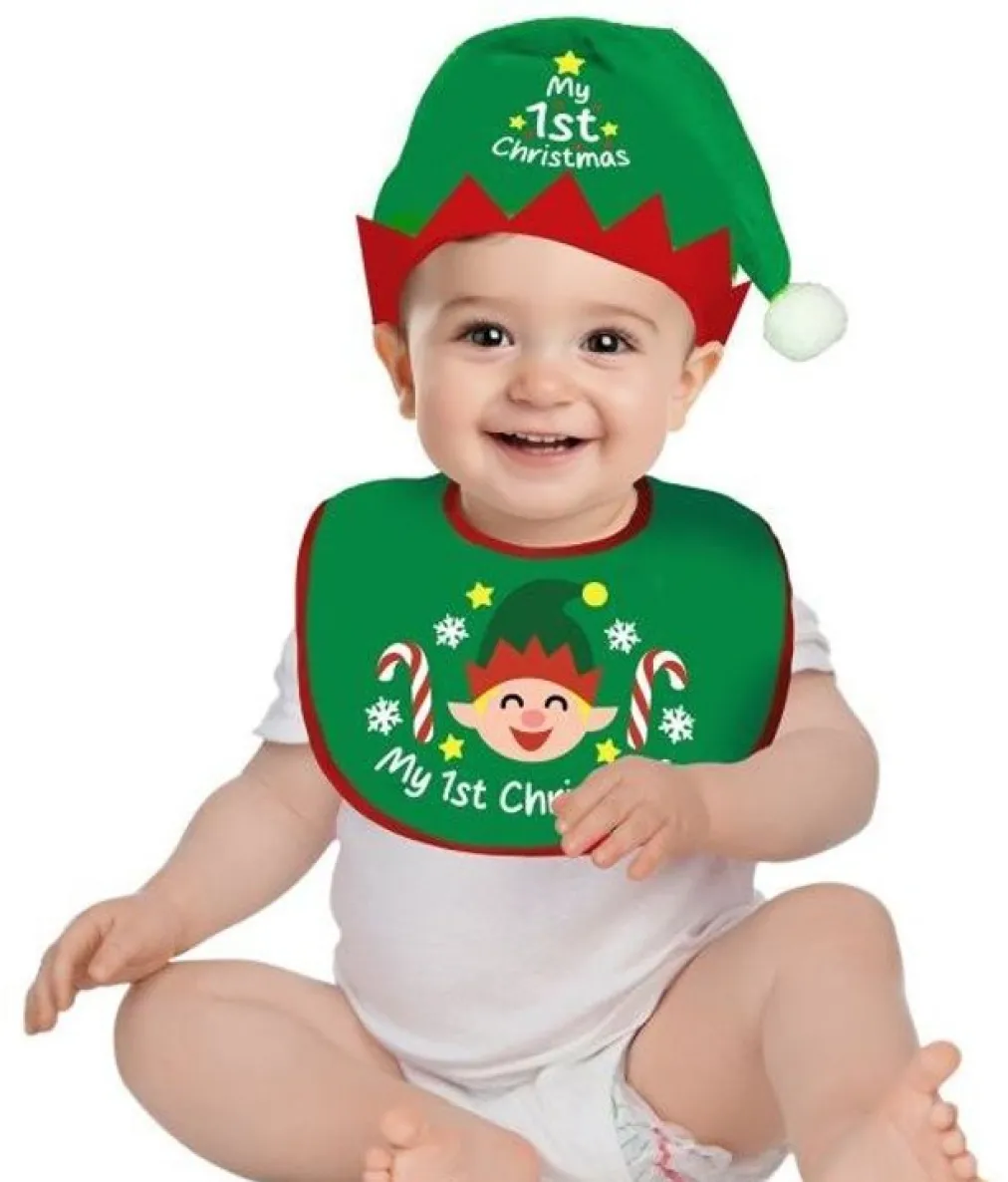 Julealf hue og hagesmæk, baby