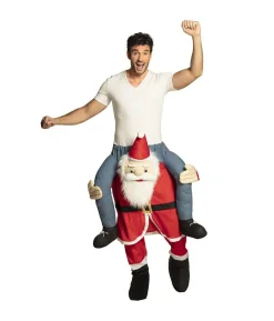 Julemand piggy back