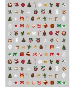 Jule negle stickers