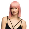 Koral pink lang page paryk