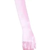 Lange handsker, rosa