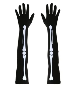 Lange skelet handsker