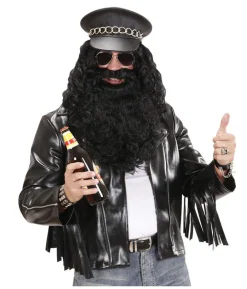 Læderjakke kostume