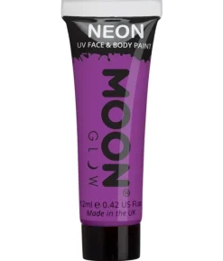 Lilla neon UV krop og ansigstmaling, 12 ml