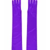 Lilla satin handsker
