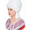 Marie Antoinette paryk, hvid