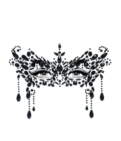 Masquerade ansigtssten, sort