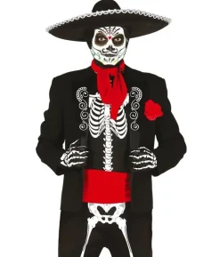 Mexicansk skelet kostume