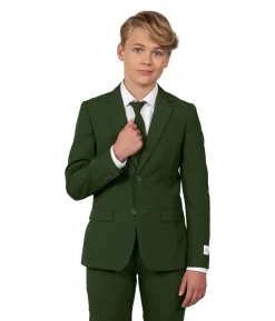 Mørkegrønt jakkesæt, teen