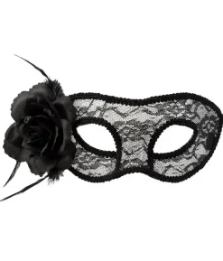 Mystique sort halvmaske