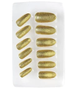 Negle med guld glimmer