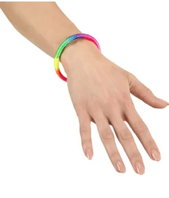 Neon armbånd regnbue