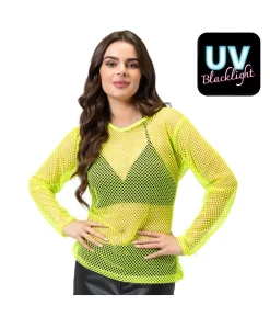 Neongul netbluse