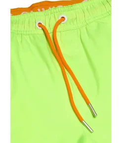 Neon lime badeshorts