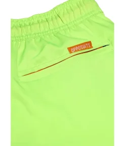 Neon lime badeshorts