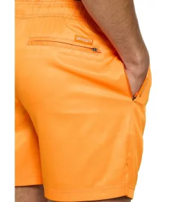 Neon orange badeshorts