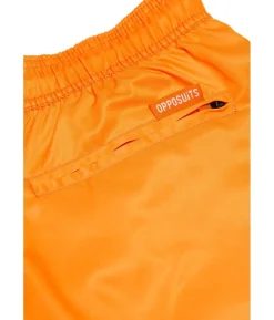 Neon orange badeshorts