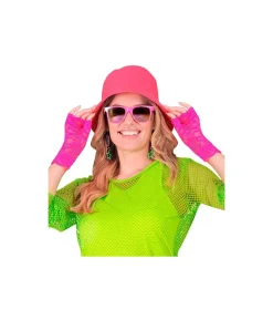 Neonpink blonde handsker
