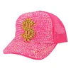 Neonpink dollar kasket