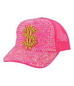 Neonpink dollar kasket