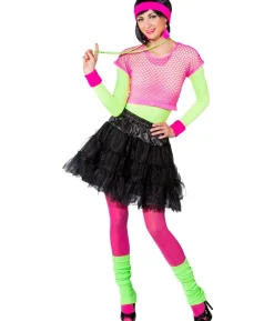 Neonpink net top
