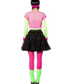 Neonpink net top