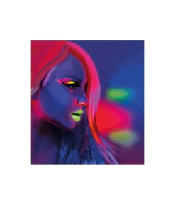 Neon UV sminkestift sæt, 6 stk