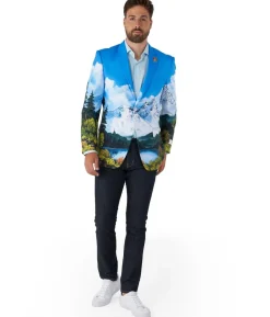 OppoSuit Bob Ross blazer