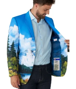 OppoSuit Bob Ross blazer