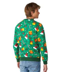 OppoSuit Holiday Greenish julebluse