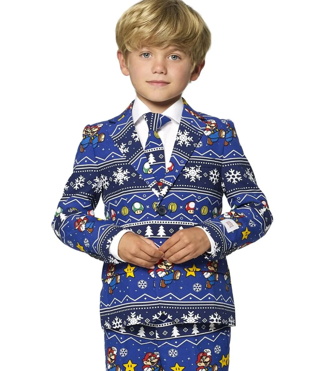 OppoSuit Merry Mario jakkesæt, dreng