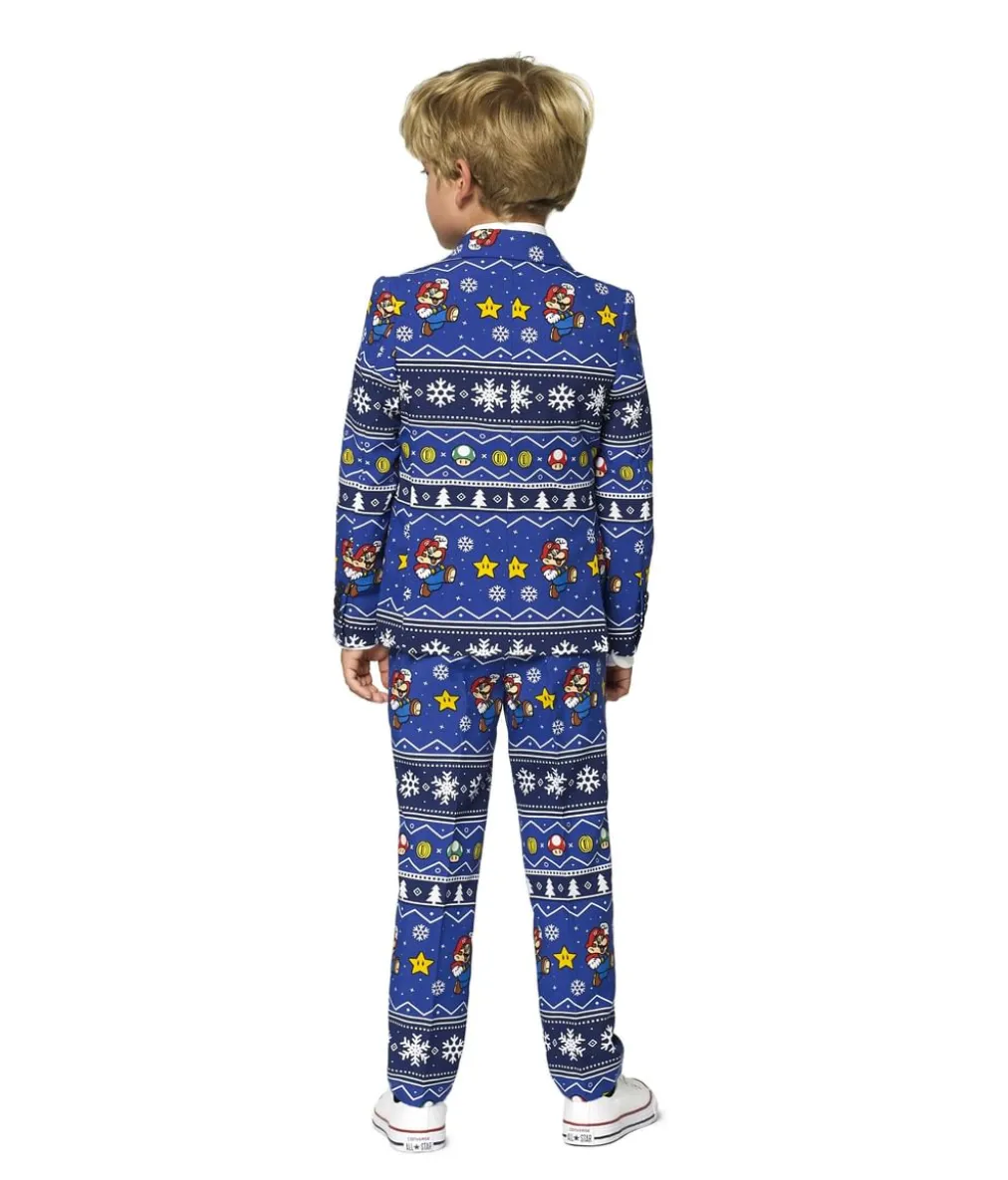 OppoSuit Merry Mario jakkesæt, dreng