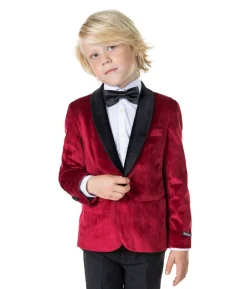 OppoSuits burgundy blazer, dreng