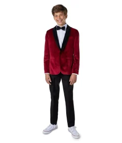 OppoSuits burgundy blazer, teen