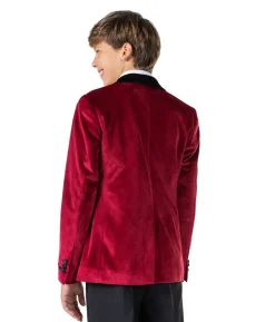 OppoSuits burgundy blazer, teen