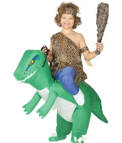 Oppustelig dinosuar kostume