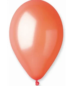 Orange ballon, metallic