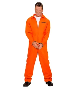 Orange fangedragt kostume