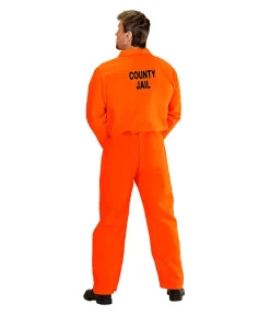 Orange fangedragt kostume