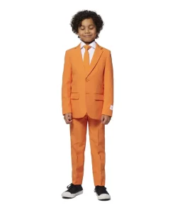 Orange jakkesæt , dreng