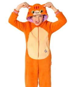 Orange kat kostume