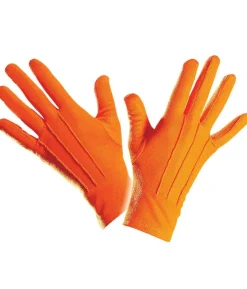 Orange korte handsker
