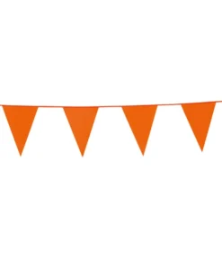 Orange vimpelguirlande